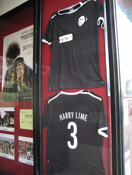 Harry Lime - Souvenir - T-Shirts im Burgkino in Wien